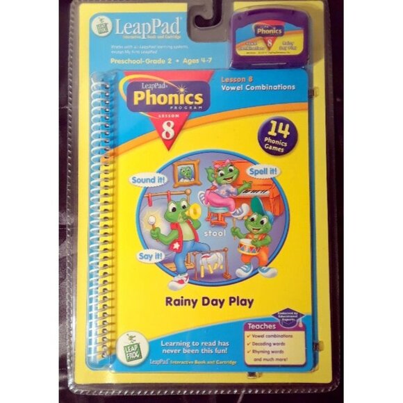 Leap Frog Other - LeapPad Phonics Program Book #8 Rainy Day Play